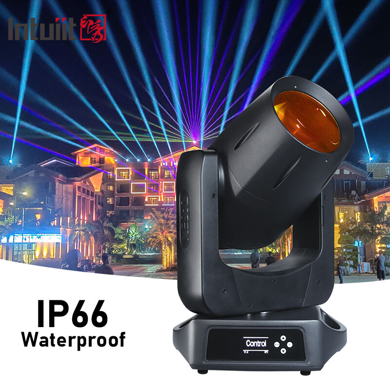 IP66 Su Geçirmez 100W CMY Lazer Hareketli Kafa Işığı Ultra Dar 0,8 Derece Işın Açısı Dış Mekan Sahne Aydınlatma DMX512