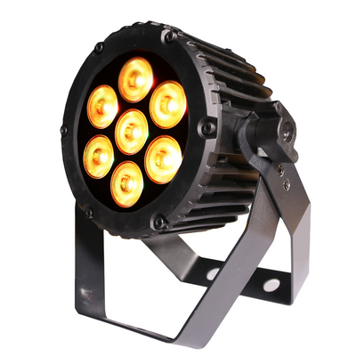 RGB 3 In 1 DJ Ekipmanı 7 * 3W LED Par Disko Bar Club Dance İçin Sahne Işıkları Can