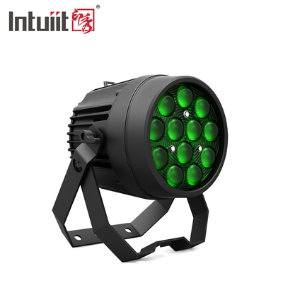 Kapalı 12x10w RGBW 4'ü 1 Arada LED Par Can Sahne Işıkları Etkinlikler İçin Yakınlaştırma Par Yıkama Işığı