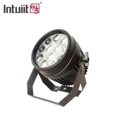 Su geçirmez LED Par Can Sahne Işıkları Sessiz 12x10W RGBW 4'ü 1 Arada LED Zoom Par Sahne Işığı