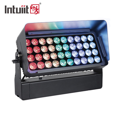 40X10W DMX RGBW 4 In1 LED Taşkın Duvar Yıkayıcı Işık Su Geçirmez IP65 Dış Mekan Şehir Binası Renkli Aydınlatma