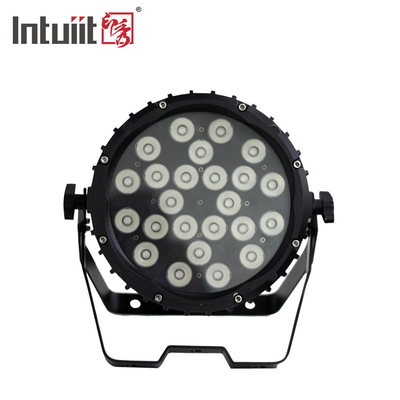IP65 Su Geçirmez Led Düz Par Işık 24 * 3W Rgbw Sahne LED DMX Par Işık