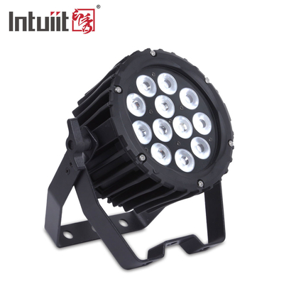 Rohs LED Düz Par Işık RGB 12 * 3W Tam Renkli Yıkama Parti Düğün için Led Par Sahne Aydınlatma