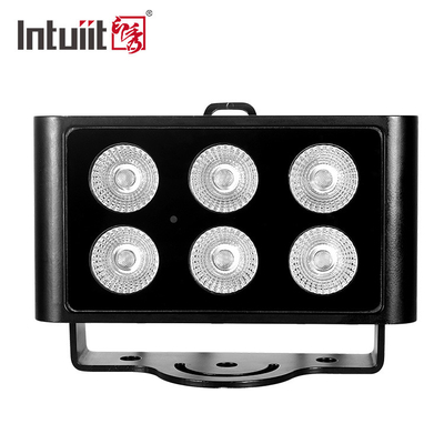 Su geçirmez Dış Mekan Led Par Işıkları Sahne 6x5w Şehir Renkli Yıkama Duvar Yıkayıcı Led Taşkın Işık
