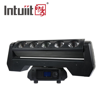 IP20 Hareketli Kafa Işın Sahne Işığı 5 * 40W 4'ü 1 Arada Rgbw DMX Disko Led Salıncak Işın Çubuğu