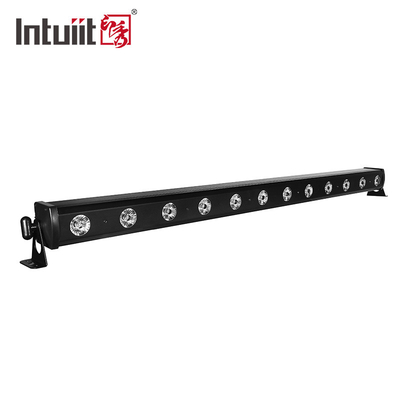 12x2W Kapalı DJ Lineer LED Işık Bar DMX Kontrol Duvar Yıkama Lambası Konser İçin