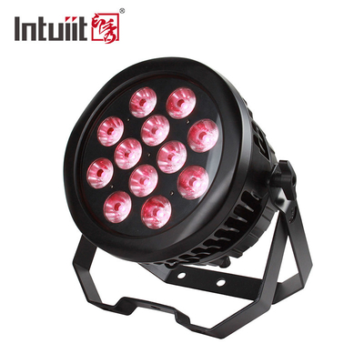 Dmx Wash 4 In 1 Par 12x10w LED par Can Sahne Işıkları Düğün 120w Rgbw IP65 Led Işık