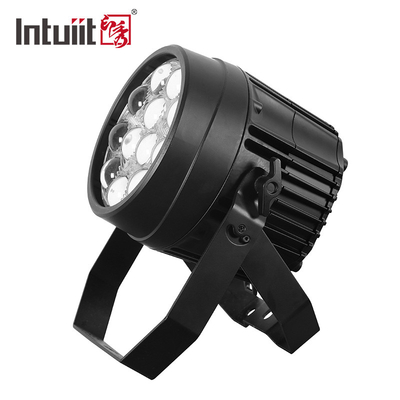Kapalı 12x10w Rgbw LED Par Can Sahne Işığı Ip65 Dj Led Zoom Par Işık 5 - 60 Derece