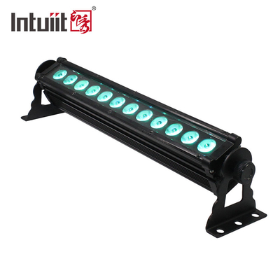 Dmx 0.5 Metre Bar 12 * 3W RGB 3'ü 1 Arada Led Duvar Yıkama Çubuğu Ses Aktif Led Sahne Işığı
