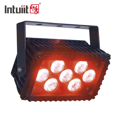 Su geçirmez Sahne Işığı 7x3W Rgbw LED Sel Işığı Dmx Kör Duvar Yıkayıcı 4 In 1 Işıklar