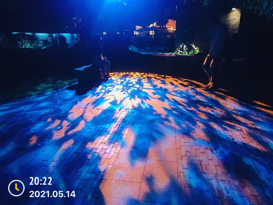 Su geçirmez Dinamik Su Dalgası Etkisi Işığı Dışarıda Rgbw Su Dalgası Led Gobo Projektor Işığı