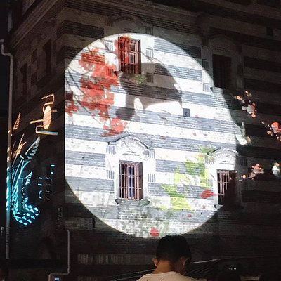Tema Parkı Yüksek Bina 400W Dışarıda Gobo Projeksiyonu LED Efekt Işıklar Özel