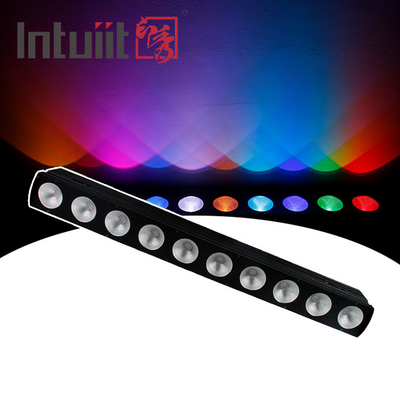 10* Tri 9W 3 In 1 Yüksek Parlaklıklı Sel Işığı Dışarı Dmx512 Led Duvar Yıkamacı Nokta Işığı