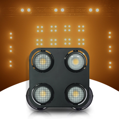 Su geçirmez kör DMX Sahne Işık kehribar sıcak beyaz IP65 cob led 4x90w kör açık hava kör
