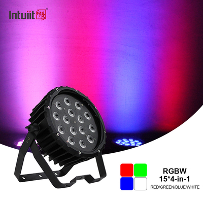 90w RGBW Led Flat Par Light Sahne Işığı Dmx Kontrolü Dj Disko Parti Düğün Kilisesi