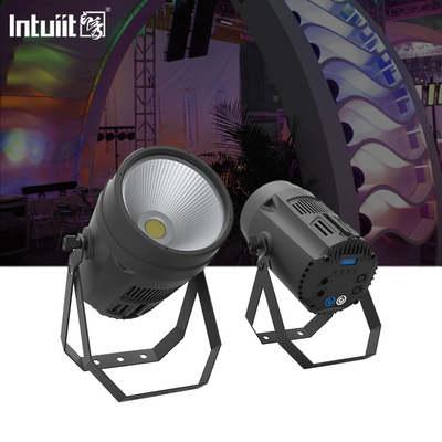 200W COB LED Par Light Cool White 4 in 1 Strobe Sahne Işığı DMX Kontrol DJ Disko Ekipmanı Sahne Işığı