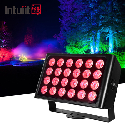 24PCS 160W şehir renkli ışık RGBW 4in1 ip65 su geçirmez yüksek bina yıkama led şehir renkli sahne ışığı
