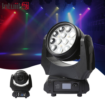 Led Wash Par 4In1 12X10W Zoom Rgbw Led Wash Hareketli Baş Işığı Dj Disko Sahne Işığı