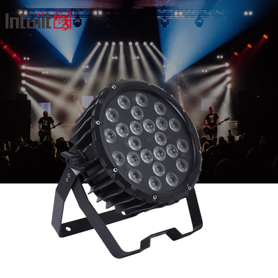 Profesyonel Sahne Işığı 82W RGB 24*Tri-3W İç mekan DMX512 Slim Flat Led Par Light