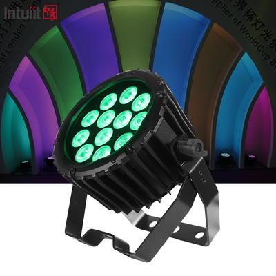 LED Par 12x3W RGBW Tam Renkli 4IN1 RGBW 4IN1 Parti Par Işık Led Düz Par Duvar Çamaşırhane Işık