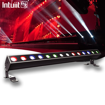 Sahne Led DMX Light Bar 14x10W RGBW 4IN1 LED Duvar Yıkama Işığı Strobe Duvar Yıkama Çubuğu Kilise Partisi için Dj Sahne