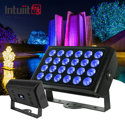 Sıcak Satış 24pcs 160w LED RGBW 4in1 Şehir Renkli Işık Çapraz Gece Kulübü Sahne Partisi Düğün Konseri