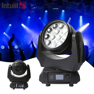 LED RGBW 4in1 sahne ışıkları hareketli baş gece kulübü DJ Sahne 12X10W LED ışık LED hareketli baş yıkama
