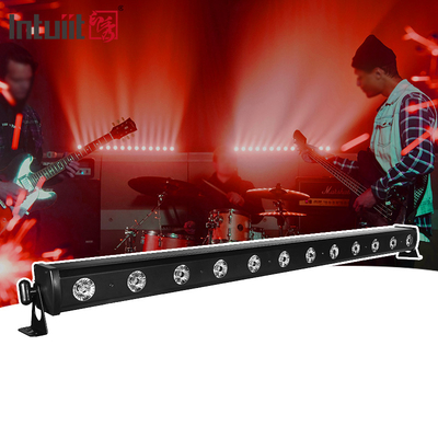 12x2W RGBW LED Sahne Işığı 4in1 Ses Aktif Kontrollü DJ Işığı Bar Kilisesi Düğün Işığı Led Duvar Çamaşırları