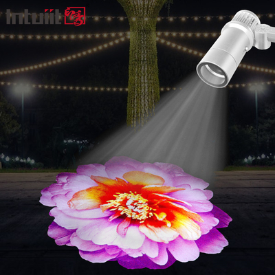 Led Gobo Projector 60w Led Otomatik Renk Değiştirme Projector Dış Projection Lamp Gobo Custom Logo Hoşgeldin Işığı