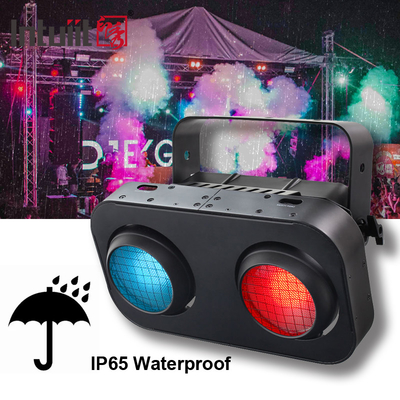 Dj Disco 2x90w pixel cob düğün için RGB LED ile 2in1 RGB sahne körü