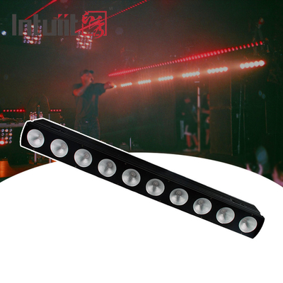 10x9W RGB DMX 3in1 LED duvar yıkama ışığı doğrusal bar yıkama makinesinin sahne aydınlatması