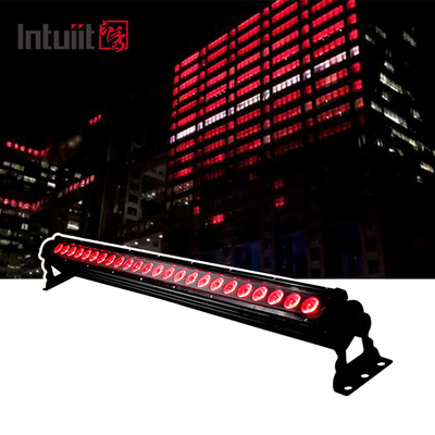 DMX RDM Led Duvar Yıkama Işığı 24 Göz Rgb Led Bar Işığı ile Dışarıdaki IP65 24pcs Led Sahne Işığı