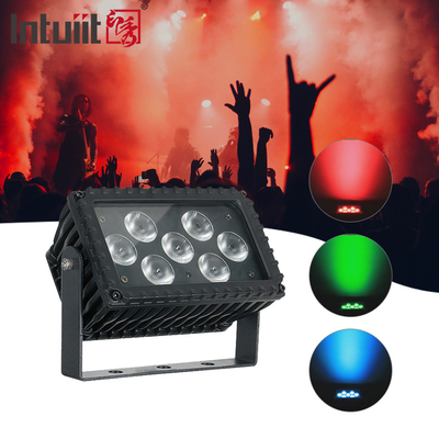 7x3W LED Dışarıdaki IP66 Ölçme Alüminyum Mimarlık Projeksiyonu Sel Işığı Cephe Işığı
