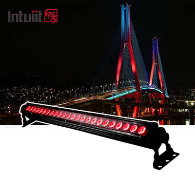 24pcs Led Duvar yıkama 20X9W Dış Işık Çubuğu 3in1 Bina Dışarı için Dmx Işıkları ile