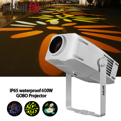 Su geçirmez 400W Döner Görüntü Logo Floor Gobo Projector Dışarıda Reklam için
