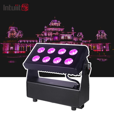 IP65 8x15w RGBW 4in1 LED Su Fırtınası Şehir Renkli Çamaşırhane Aydınlatması Dış Yapı için