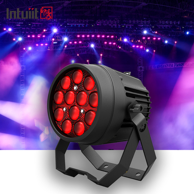 Profesyonel Alüminyum Sahne Işığı 12x10W 4IN1 DJ Partisi Kulübü Sahne Işığı için LED Par