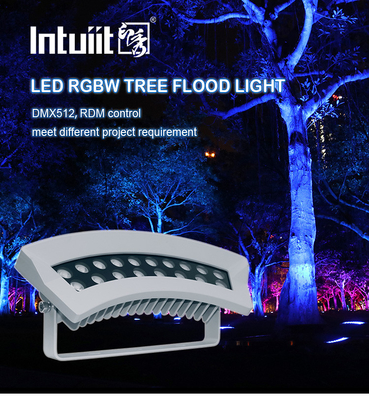 IP65 derecelendirilmiş dış mekan ışığı 36W RGBW LED'lerden oluşan, çok yönlü ışın ışığı ve nokta açıları ile 1100 lumen