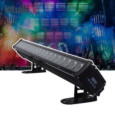 18x8W DMX512 RGBW 4 in 1 Duvar yıkayıcı LED Işıklar Dışarıdaki Doğrusal Işık Parti Sahne Işığı