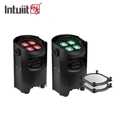 4x12W 4-in-1 RGBW Dj Düğün Pil Güçlü LED Yukarı Işıklı WIFI Kablosuz Dmx disko Sahne par Işıklar