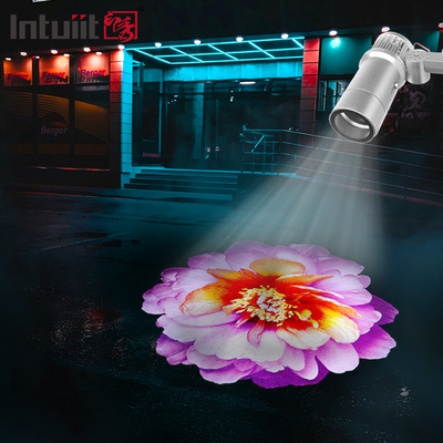 60W açık hava LED logo ışık projektörü reklam ekranı IP65 dükkan için gobo projektörü
