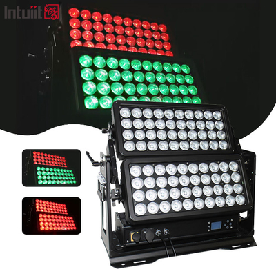 400W 800W 1500W IP65 Dış Su geçirmez Şehir Rengi RGBW Strobe Sahne Işığı Dmx Led Duvar Çamaşırhane Işığı