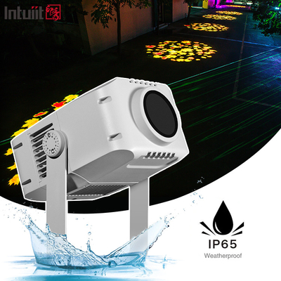 Su geçirmez 100W Özel Logo Reklam Döner Gobo Projector Işık Dış Reklam Işıkları