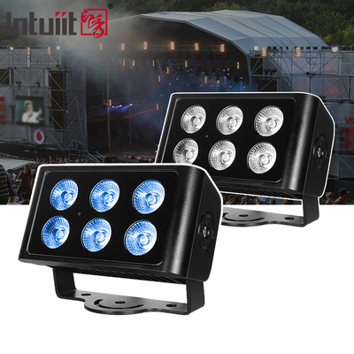 6x5W DMX RGBW 4 In 1 Dış LED Duvar Yıkama Işığı Sel Işığı
