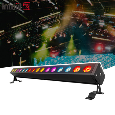 16*5W DMX LED BAR RGBW 4IN1 LED Sahne Dmx512 Duvar Yıkayıcı Dahili Dj Disko Işıkları