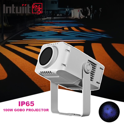 Gobo Projector Dış 100W Su geçirmez Reklam Özel Logo Tam renkli LED Su geçirmez Logo Proyektörü