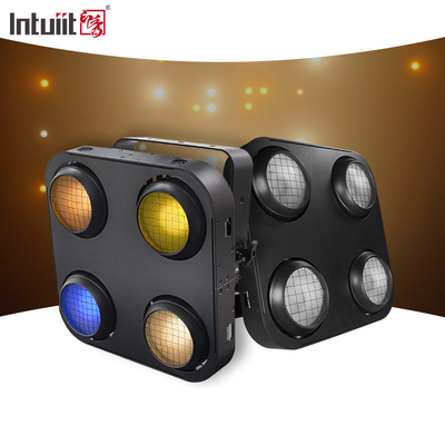 Sahne Işığı Dış 4X90W COB Amber Sıcak Beyaz Seyirci LED Kör Işık