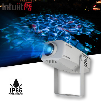 Dış Su geçirmez 400W LED Logo Projeksiyonu Işık IP65 Manzara Projeksiyonu İçin Gobo Okyanus Su Dalgası Mavi Dinamik Dalga Etkisi