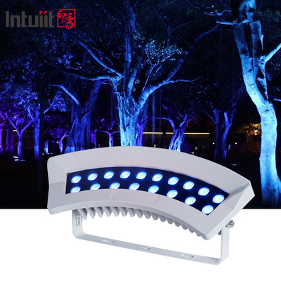 36W RGBW Ağaç Sel Işığı IP65 Su geçirmez Dışarıdaki Renkli LED Nokta Bahçe Manzara Işıkları
