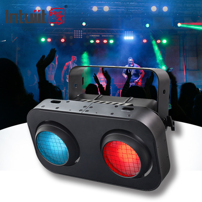 2 Göz 2x90W RGB 2IN1 LED COB Körlük Işığı Amber Sıcak Beyaz Profesyonel DJ Parti Sahne Efekti Işıklandırması